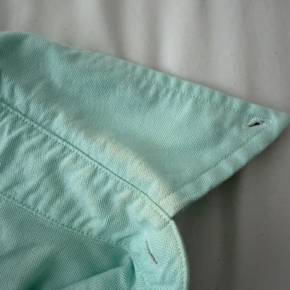 Polo Ralph Lauren Women's Classic Fit Long-Sleeve Oxford Shirt in Turquoise - Picture 6 of 6